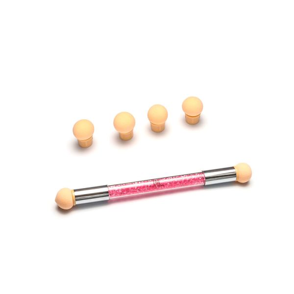 TNL, Aeropuffing - gradient applicator with pink crystals
