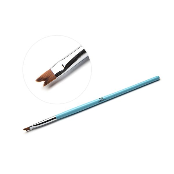 TNL, Curly nail design brush Relief (blue)