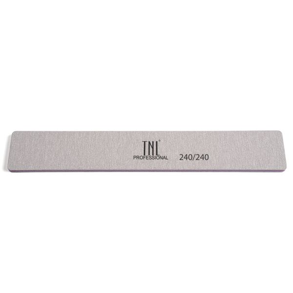 TNL, Nail file wide 240/240 high quality (gray) individually packaged